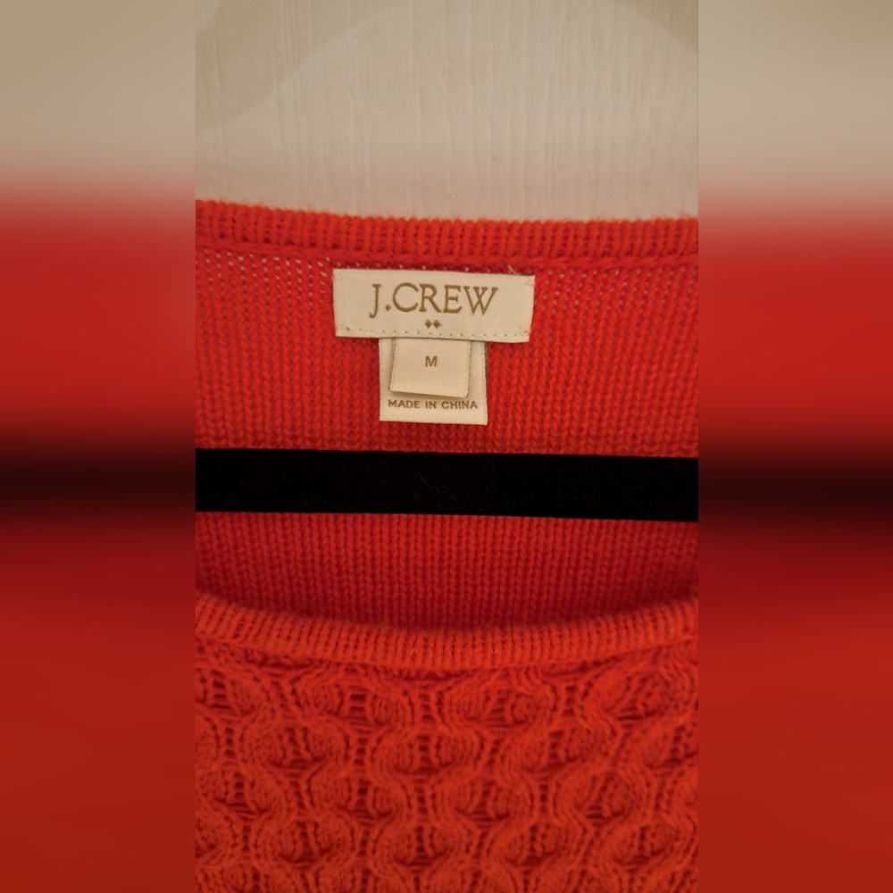 J. Crew Women's Sweater in Bold Red